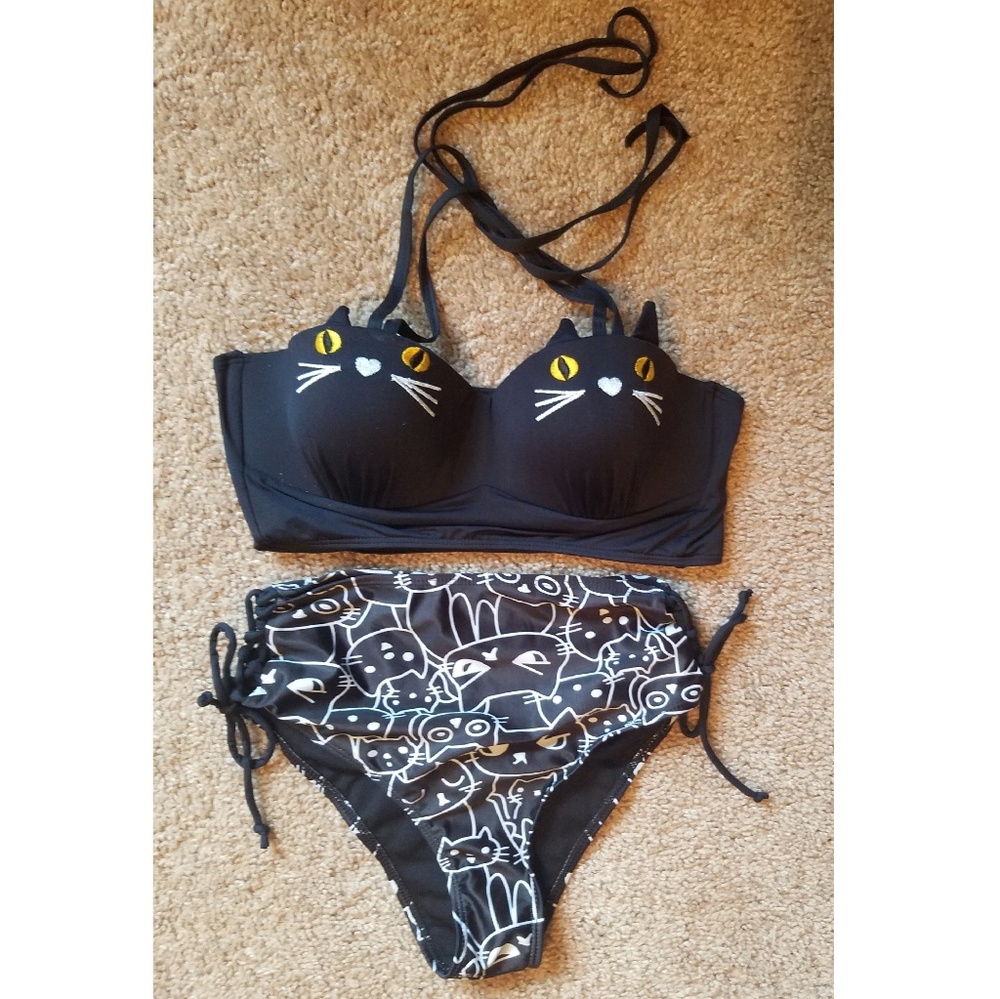 Cat bathing suit